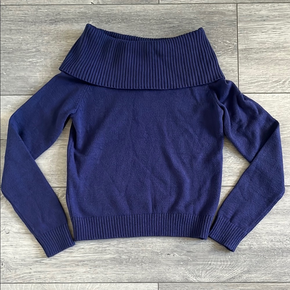 Never Worn Before! Cobalt Blue Off-the-Shoulder Sweater from Hippie Rose